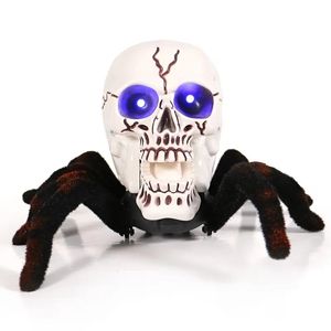 Halloween Skull Spider Light Infrared Shake Control Four Spider Skull Ghost Festival Toy