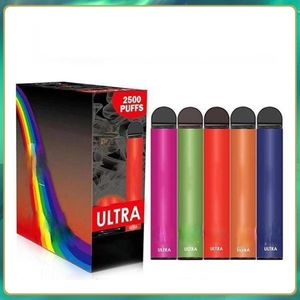 Wholesale Ultra 2500 Puffs Disposable Cigarette Vape Device 850mAh Battery 8ml Cartridge Starter Kit Vs Infinity Fumed Fast Ship VS gunnpods