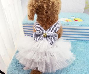 Summer Dog Dresses Pet Dog Puppy Clothes Cat Dresses Spring Teddy Chihuahua Breathable Pet Apparel Ropa de Cachorro4365368