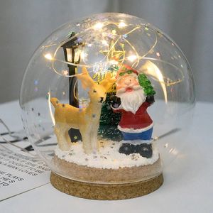 Juldekorationer Crystal Ball Lamp Little Prince Senlu Micro View Astronaut Valentine's Day Birthday Christmas Gift Decoration 231024