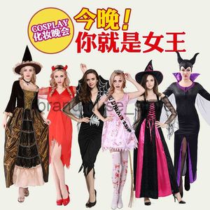 Theme Costume Halloween Costume Female Adult Vampire Cosplay Witch Costume Little Red Riding Hood Terror Zombie Bride Clothing J231024