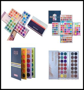 Make-up-Lidschatten Gorgeous Me Tray 63 Farben Make-up-Palette Glitzer-Lidschatten Beliebte Braun- und Erdfarben Beauty Glazed5956526