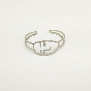 Bangle Hip-Hop Face Armband ansiktsmakeupsmycken