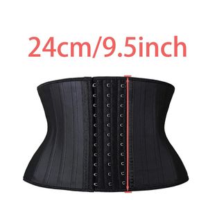 Vita Tummy Shaper Corsetto torso corto da 9,5 pollici per le donne Allenatore in lattice Fascia stretta Figura sottile Manager Addominale con disossamento in acciaio 231024