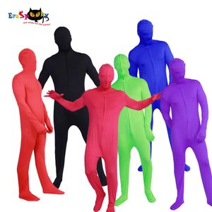 cosplay erkek lycra tam vücut zentai takım elbise yetişkin ikinci cilt sıkı takım elbise cadılar bayramı kostüm erkekler spandeks naylon bodysuit groupcosplay