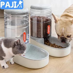 Dog Bowls Feeders 3.8 L Pet Automatic Feeding Bowls Dog Food Feeder Cat Water Feeder Large Capacity Food Water Dispenser Large Capacity Pet Bowls 231023