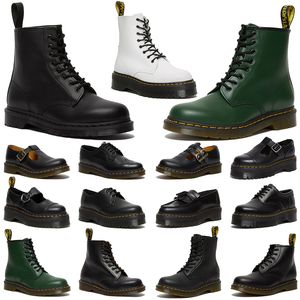 Botas de marca de inverno de luxo botas de grife dr martins botas de plataforma de tornozelo couro preto martin meia botas joelho clássico ao ar livre botas de neve ocidentais botas de inverno