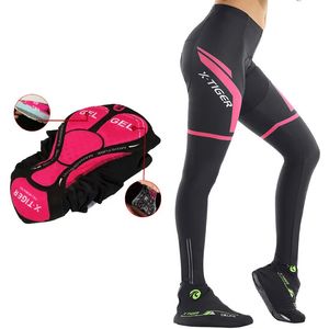 Pantaloni da ciclismo X-Tiger Pantaloni da ciclismo anti-shock da donna Pantaloni da ciclismo da mountain bike Anti-sudore Pantaloni da bicicletta da corsa in gel imbottiti antiscivolo 5D 231023