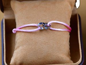 Realfine888 Catier String-Armband, Hochzeitsarmbänder, ikonischer Schmuck, Luxus-Designer-Schmuck für Damen, mit Box