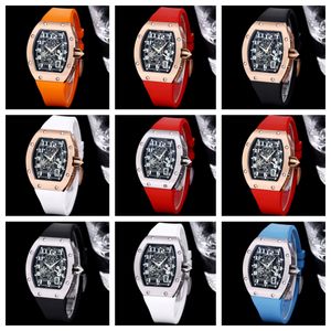 67-01 Luksusowe zegarek dla mężczyzn Watchy Zegarki męskie 38x48x13mm Automatyczny ruch mechaniczny Włókno Włókna Zegarnia RELOJES Montre de Luxe