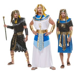 cosplay eraspooky män forntida egyptisk farao kostym vuxen Egypten kung cosplay kläder halloween karneval party purim fancy klänning cosplay