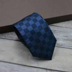 Mens Neck Ties Letter Silk tie Necktie Pattern printing Jacquard Party Wedding Woven Fashion Design with box