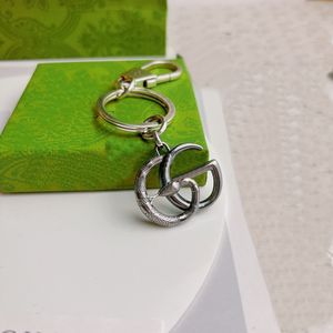 Silver Serpentine Keychains Swivel Clasps Split Key ring Letter Fashion Metal Key chain Car Advertising Waist Key Chain Pendant Accessories Jewelry Gifts