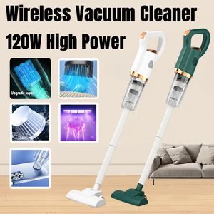Vacuums Wireless Handheld Vacuum Cleaner 8500Pa 120W Powerful Electric Sweeper Cordless Home Car Remove Mites Dust 231023