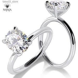 Wedding Rings Engagement Rings for Women Moissanite Solitaire Ring 925 Sterling Silver 1-3ct Oval Cut D Color VVSI Lab Diamond Bands Jewelry Q231024