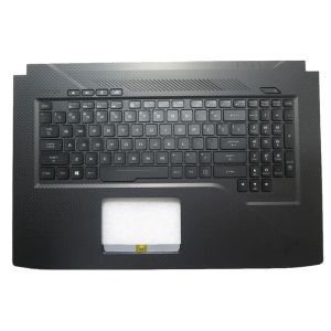 Laptop Palmrest&Keyboard For ASUS GL703GS-1A Black Backlit Without Touchpad US United States English 90NB0GM1-R31US0 V170146DS1