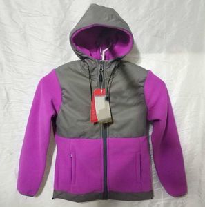 Nya lyxiga norra barn barnen kappa jackor designer faceitied vinter utomhus tunga rockar fleece hoodies jackor flickor jackor kläder