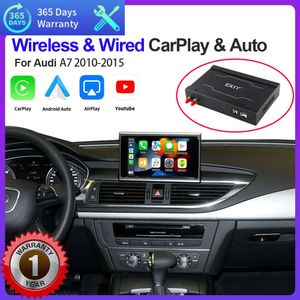 Nowy samochód bezprzewodowy Apple Carplay Android Auto Interfejs dla Audi A6 A7 2010-2015 z lustrzanym linkiem Airplay Funkcje odtwarzania samochodu