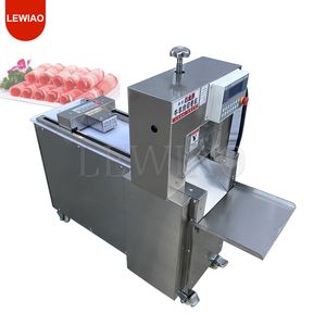 Stainless Steel Cut Lamb Roll Mutton Beef Sausage Bacon Flaker Forming Making Machine