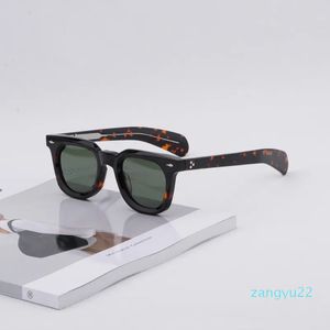 Retro Vintage Rectangular Polygon Acetate Frame Men Marie Women Sunglasses Mage Optical Color Lens