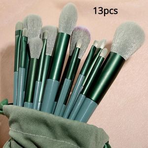 Makeup Brushes 13pcs/set With Storage Bag Make Up Concealer Brush Blush Powder Eye Shadow Highlighter Foundation