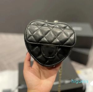 2023 Top-Designer-Luxus-Tasche Damen Mini süße Dame eine Schulter Messenger neue Mode Schaffell Marke Kette Liebe Tasche Kopie