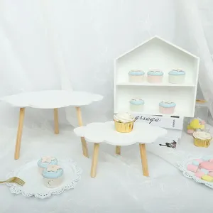 Bakeware Araçları Ahşap Ev Süsleme için Cupcake Push Kek Tatlı Masası Çim Düğün Sahne Stand Çocuk Doğum Günü Partisi Dekor