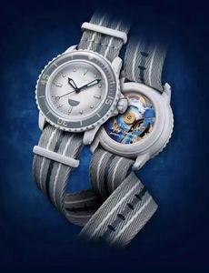 Luxo Ocean Mens Watch Biocerâmica Relógios Mecânicos Automáticos de Alta Qualidade Função Completa Oceano Pacífico Antártico Oceano Indiano Relógio Designer Movimento Relógios