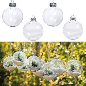 Enfeites de bugigangas de casamento, bolas de natal, decoração, bolas de natal, bolas transparentes, enfeites de natal lt595