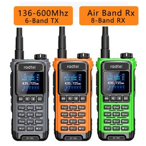 Walkie Talkie Radtel RT-780 136-620MHz Amatör Walkie-Kon-Konuşmalar Hava Band Radyo Alıcı Uzun menzilli Taşınabilir İki Yönlü Ham Radyo Alıcı-İletici USB-C 231023