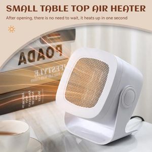 Mattor Portable Electric Heater Desktop Room Snabb värmefläkt Tre hastighet justerbar tyst hushållsradiator varmare maskin