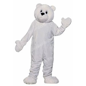 Performance Polar Bear Mascot Costumes Halloween Cartoon Character Outfit Suit Xmas Outdoor Party Outfit Unisex Promotional Advertising Clothings