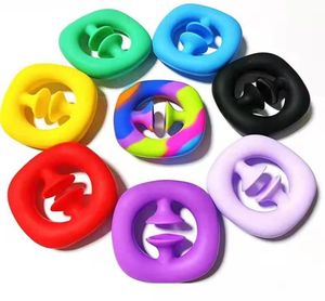 Party Supplies Snap Sensory per Silicone Hand Grip Toy Snappers Toys Sensory Grip Ring toys4968628