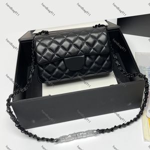 Designer-Umhängetaschen, Goldkette, Woc-Tasche, Damen-Umhängetasche, schwarze Schaffell-Geldbörsen, luxuriöse Messenger-Tasche, Klappentasche mit Kartenfächern, Reißverschlussfächern und Kleingeldfächern 1116#