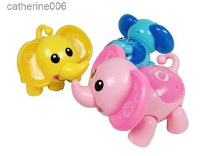 Outros brinquedos Elefante Eletrônico Brinquedos Piscando Música Bonito Presente Interativo para Crianças ChildrenL231024