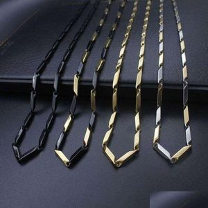 Altri modelli di coppia di collane in acciaio inossidabile con catena di melone placcato oro in acciaio al titanio Pendenti di collane di gioielli eleganti Otmiu