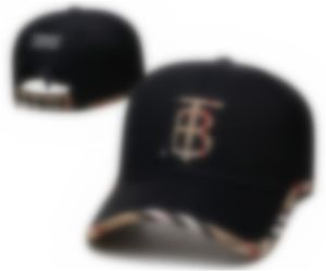 Designer Casquette Caps Fashion Men Women Baseball Cap Cotton Sun Hat Högkvalitativ Hip Hop Classic Luxury Burberr Hats C-7