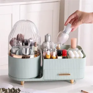 Storage Boxes Transparent Makeup Box Organizing High Capacity Luxurious Durable Cosmetics Design Dustproof