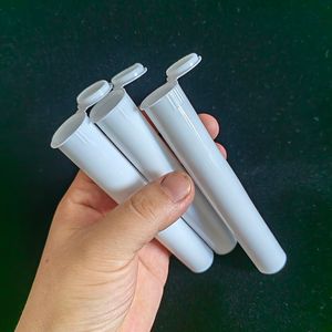 Top Pre Roll Packaging Tube Bottle 116mm Tobacco Plastic Doob Tube Stash Jar Reting Pipes Holder Blunt Container Lagring Fodral Cigarett Rolling Cone Paper Tube