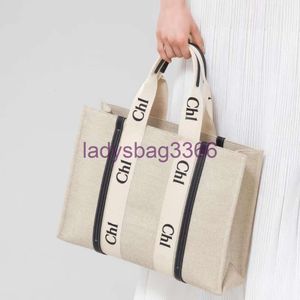 Borse da donna Borsa tote in legno Borsa shopping Borsa alta in nylon hobo lino Borse da spiaggia grandi Borsa a tracolla a tracolla da viaggio di design di lusso