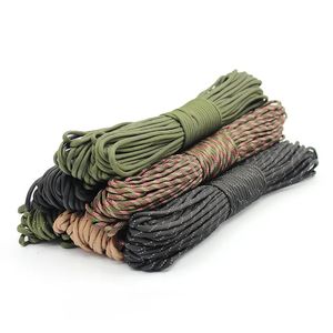 Climbing Ropes 5 Meters Dia.4mm 7 Stand Cores Parachute Cord Lanyard Outdoor Camping Rope Climbing Hiking Survival Equipment Tent Accessories 231024