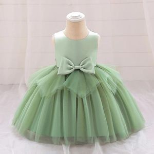 Abiti per ragazze da 0 a 12 24 mesi Abito casual in tulle per ragazze Principessa senza maniche Abito da ballo infantile Festa di Natale Vestido Infantil Menina