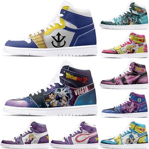 nuove scarpe personalizzate scarpe fai da te scarpe da basket smorzamento maschi 1 e femmine 1 personaggio anime personalizzato tendenza personalizzata scarpe sportive all'aperto versatili 1s