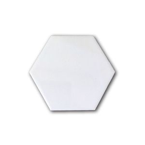 sublimation blank Bright light hexagon ceramics coaster 10.8*9.5cm consumables