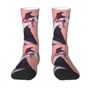 Men's Socks Greyhound Mens Crew Unisex Fun 3D Printing Whippet Sihthound Dog Dress