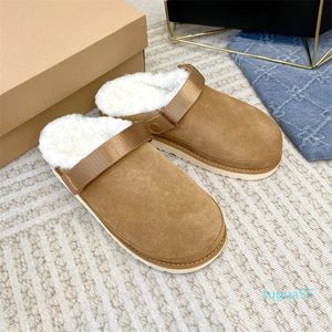 Designer Nero Beige Clog Pantofola Boston Zoccoli Golden Star Sandalo da spiaggia Diapositive incrociate Donna Uomo Tazz Tasman Autunno Semi di senape