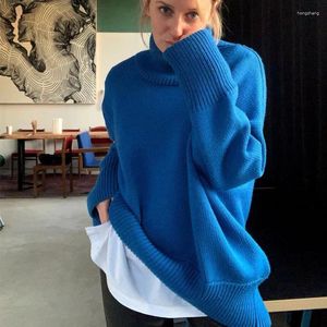 Kobiety swetry Turtleeck SWEATH Ożyw Kaszmirowy Kopite Moda Pullover Fews 2023 Zimowe swobodne luźne damskie skoczki
