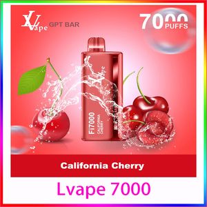 LVAPE GPT BAR Fi7000 E-liquid contents 17ml Nicotine Level 50mg Battery 600mAh (Rechargeable via USB-C) Bang