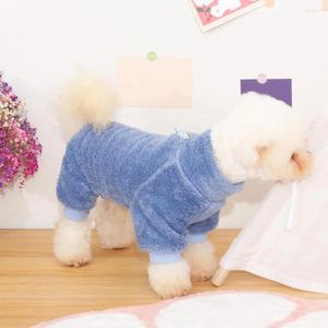 Dog Apparel Clothes For Going Out Soft Comfortable Pet Clothing Cozy Winter Thick Long Plush High Collar