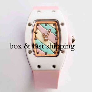 Wristwatch RM07-02 Business Tape Watch Automatic White Watches Mechanics AAAA Milles Richa RM007